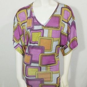 Small GO Couture Purple Gray Dress Nordstrom